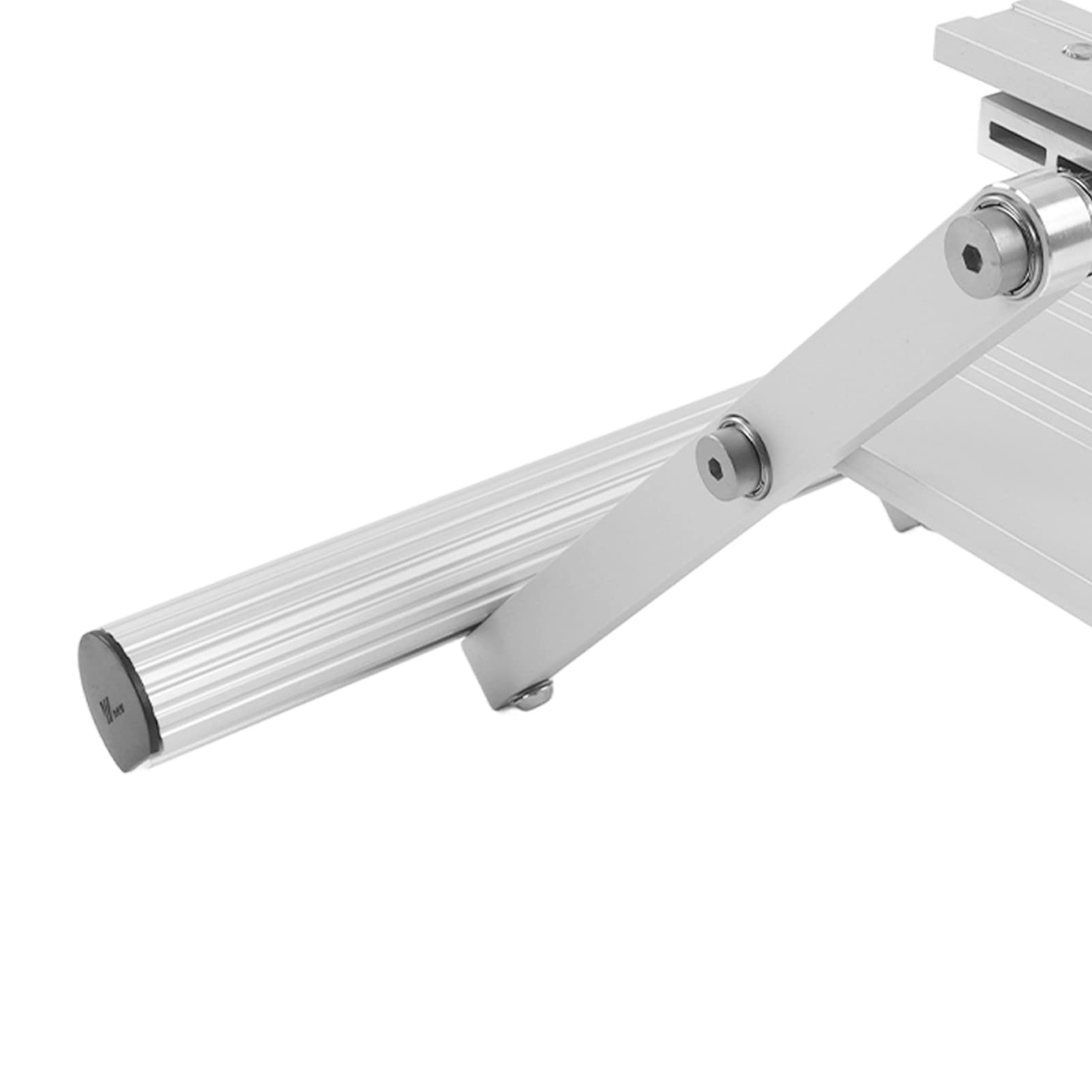 de Riel Guía de Sierra Circular Pistas de Carpintería Estables y Convenientes para Cortar Piedra, Tablón de Riel Guía de Sierra Circular Eléctrica de Aleación de Aluminio Plateado para