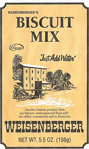 Weisenberger Biscuit Mix - Southern Style Buttermilk Biscuit Mix - Made From Non GMO Soft Red Wheat - Traditional Old Fashioned Breakfast Biscuits - Quick Breakfast Biscuit Mix - 5.5 Oz - 12 Pack