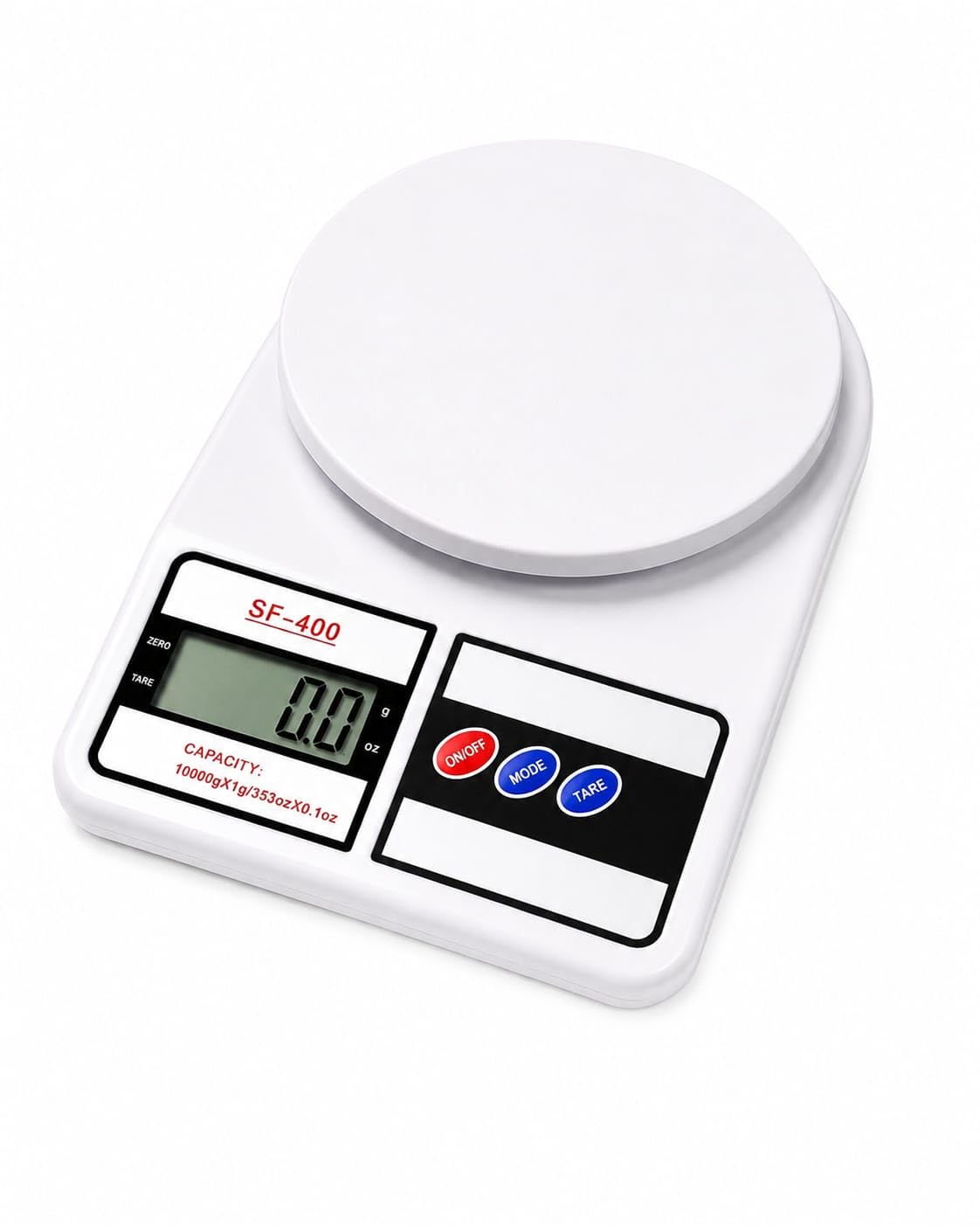 SF-400 Digital Kitchen Scale 10 kg Capacity with LCD Display | Tare Function, Auto Zero Reset, 1g Accuracy, Auto Power Off, Overload Indicator-image-22