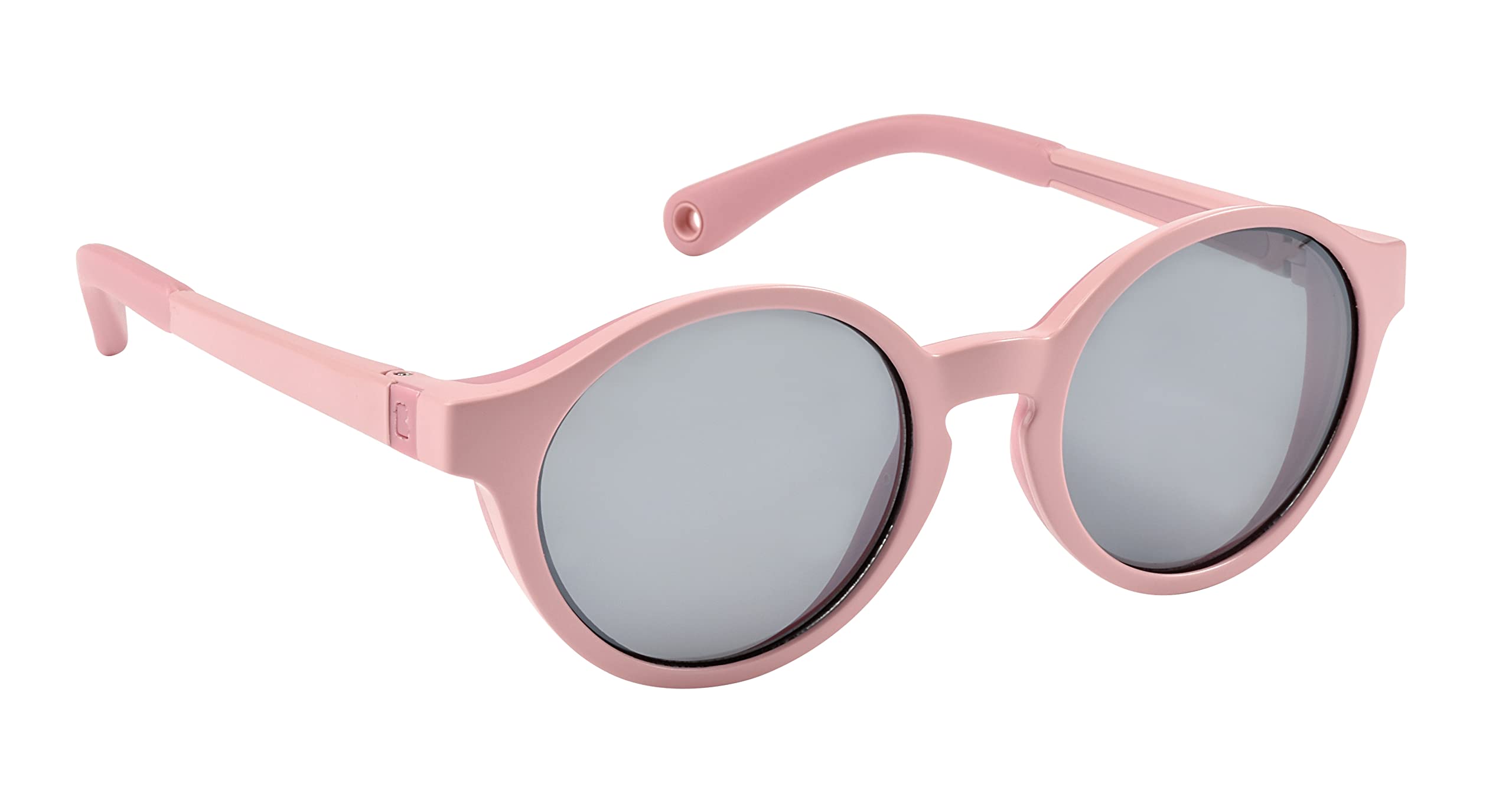 Béaba Béaba Gafas de sol para niños de 2 a 4 años, Protección 100% UV - CAT 3, Protección lateral, Comodidad óptima, Patillas ajustables en 360°, Rosa de niebla