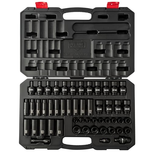 Image of SUNEX TOOLS 3351, 3 /8 Inch Drive Impact Socket Set, 51-Piece, Metric, 7mm - 22mm, Standard /Deep / Universal, Cr-Mo Steel, Radius Corner Design, Heavy Duty Storage Case, Meets ANSI Standards