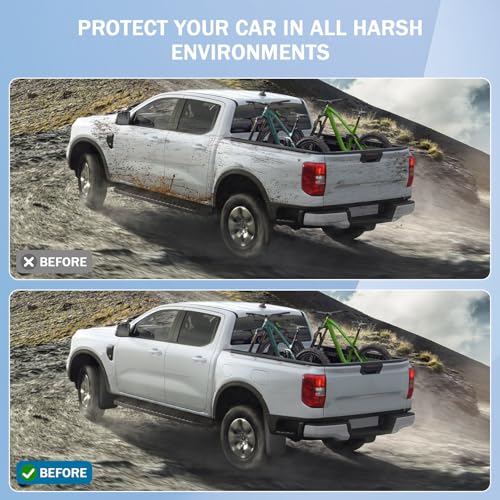 Image of Mud Flaps Splash Guards fits 2024 2025 Toyota Tacoma, Mud Guards kit Accessories Vehicle Sediment Protection No Drilling No Tape Tire Protector Mud Splash All Weather, 4 Pcs