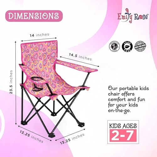 Emily Rose INS7001-INS7020-PT Kids Folding Chair | Beach Chair thumb #1