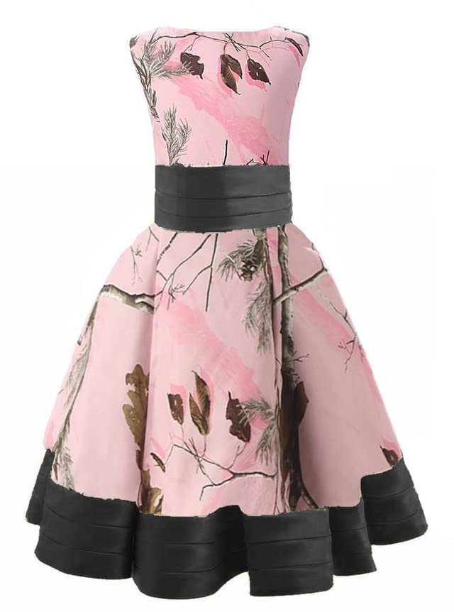 Formal Dress Camo Wedding Dress Camouflage Flower Girl Dresses