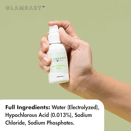 Miniatura 8 de GlamBaby Eye Care - Spray de limpieza de párpados Eye Boogies - fórmula no tóxica, sin picaduras y sin toallitas - mantiene los ojos de los niños