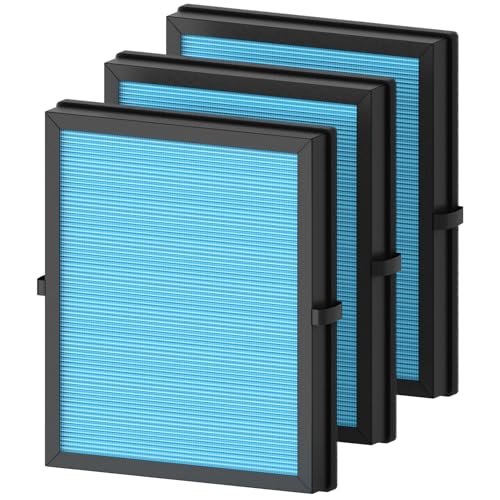 Image of CFKREYA 3-Pack MK04 Replacement Filter for Aroeve MK04/MG04JH Air Purifier - 4-in-1 H13 True HEPA Filter for Dust, Pet Dander, Smoke, and Pollen (Standard Version)