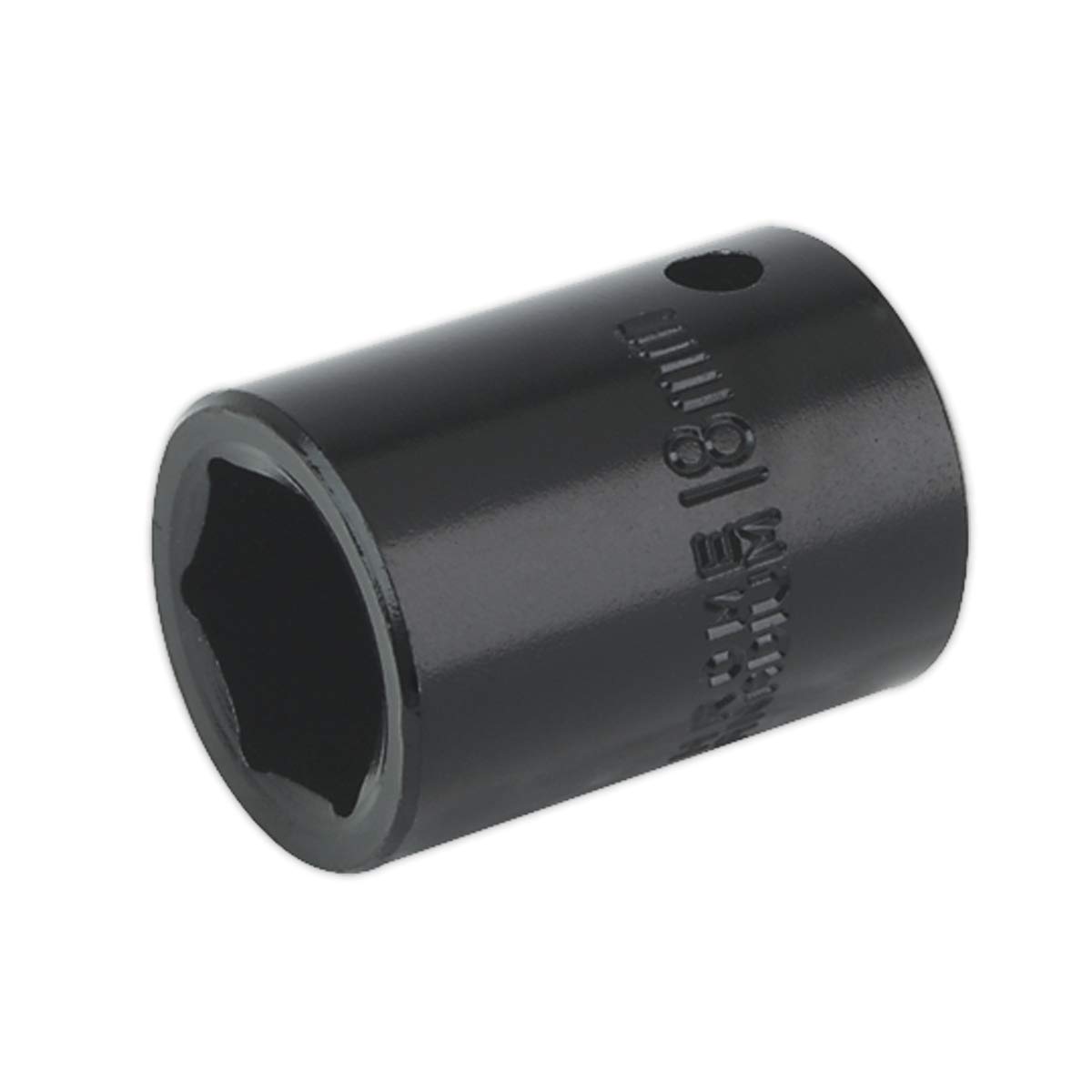 Sealey Impact Socket Tool 18mm 1/2"" Square Drive - ‎Corrosion Resistant IS1218