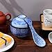 Kichvoe Japanese Ceramic Soup Bowl Set with Lid & Spoon, 4