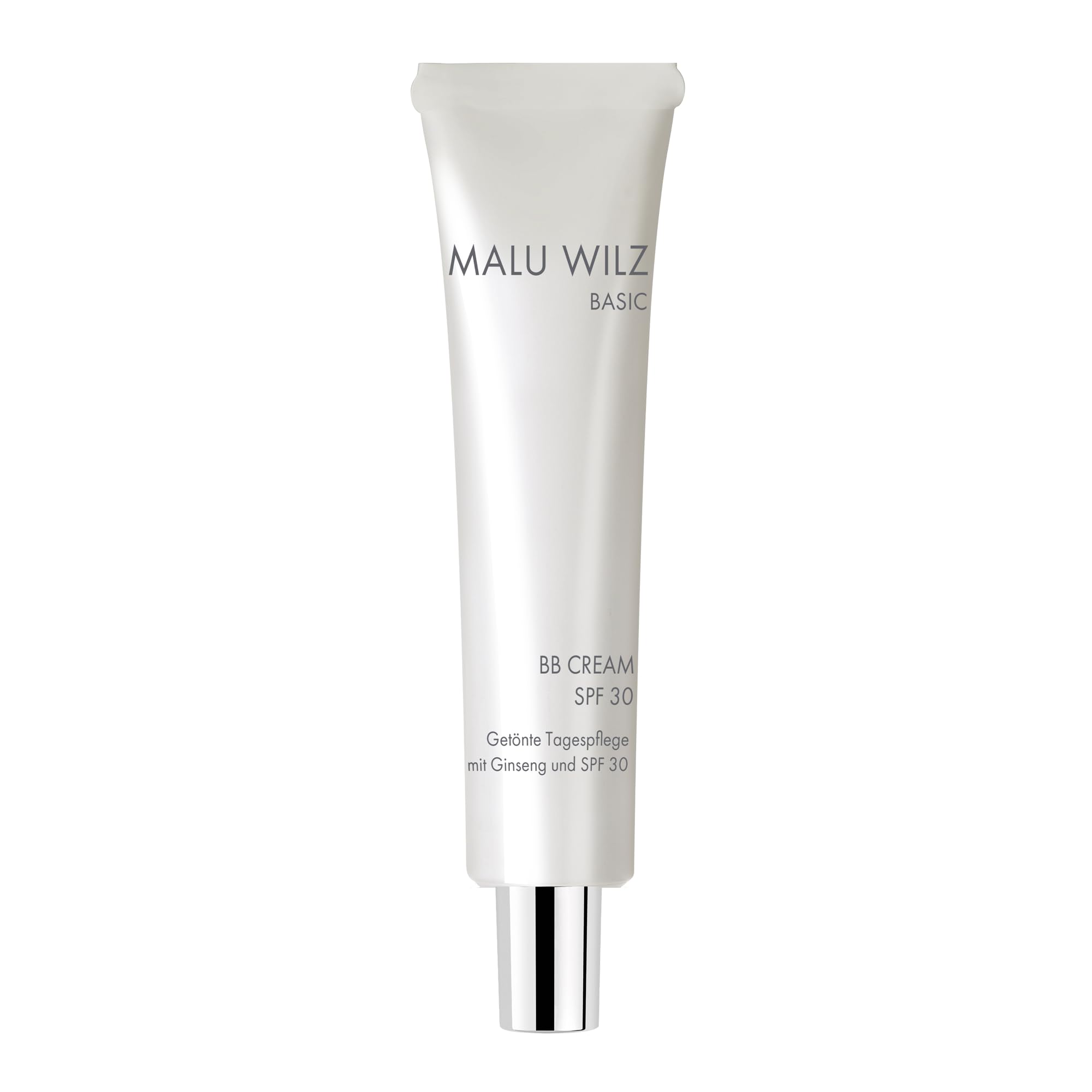 Malu Wilz Basic BB Cream, Getönte Tagespflege mit Ginseng, SPF 30 Sonnenschutz, Seidig Leichtes Finish, Für Alle Hauttypen (mittel)
