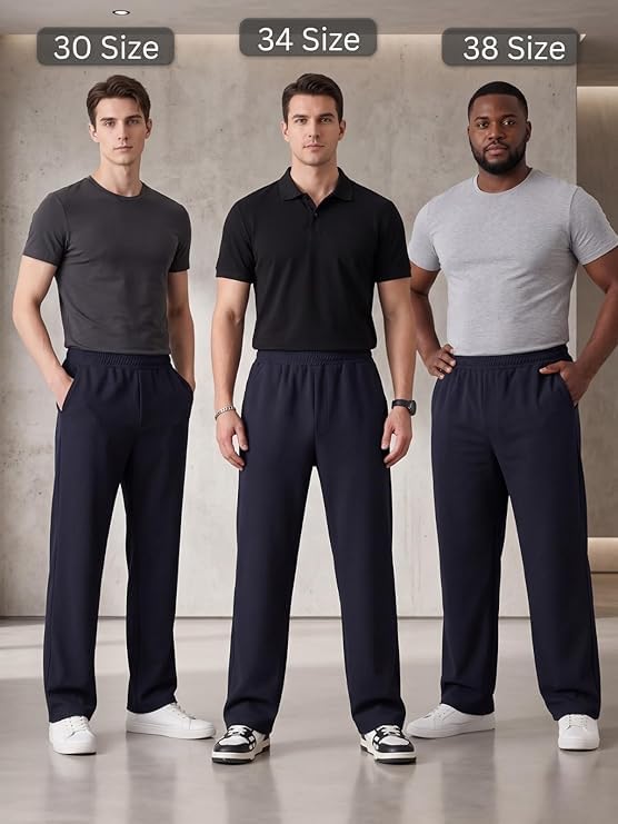 Image of GRECIILOOKS Men's Loose Mid Rise Regular | Sports Stylish Track Pant | Trouser (Available in Plus Size)