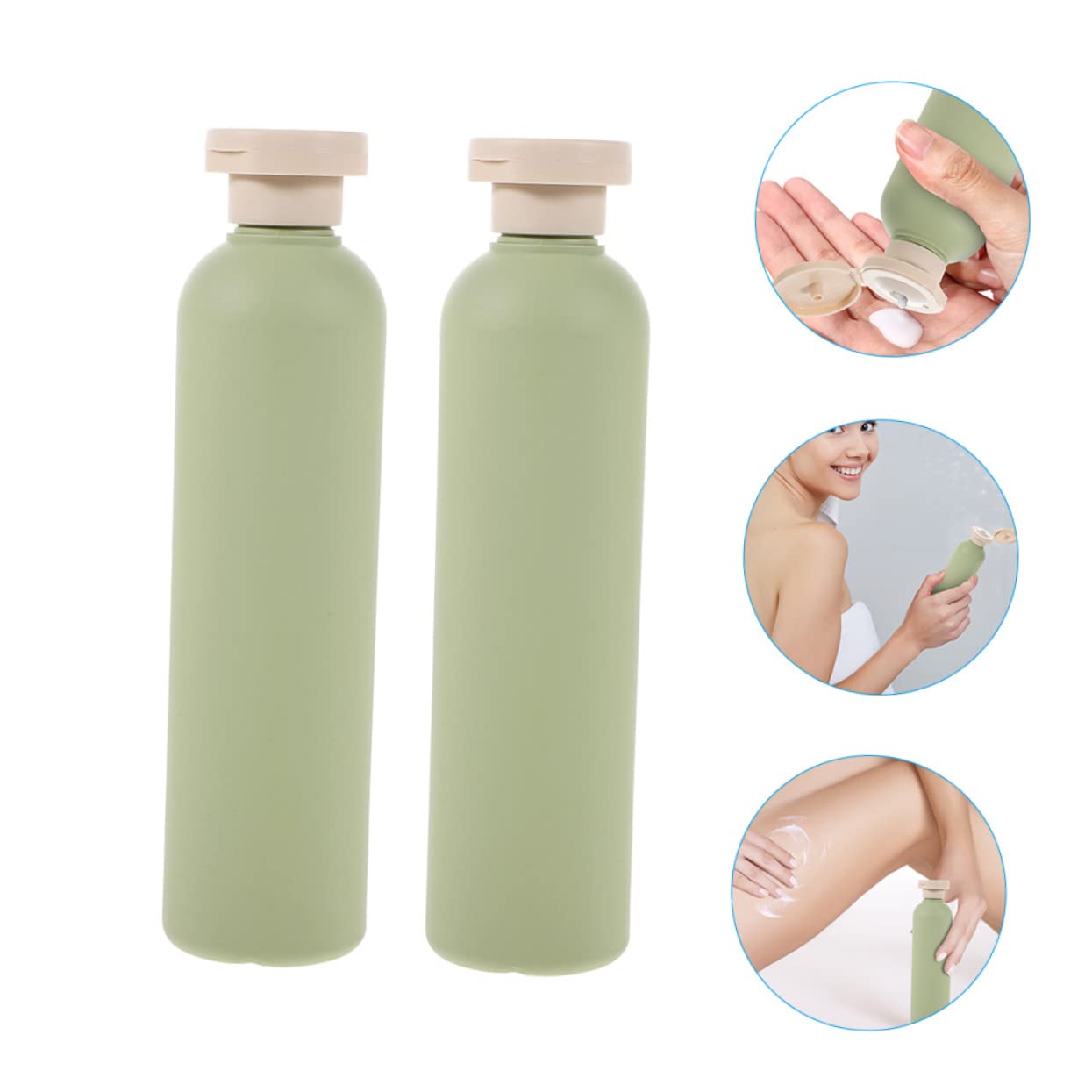 3-teiliges Lotion-Flaschen-Set Quetschbare Reisefla Produktbild-Vorschau 8
