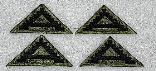 Set of 4: Cold War German Made 7Th Army Patch in Od