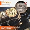 Oven Liners for Bottom of Oven - Thick Heavy Duty 17” x 25” 2 Pack Non-Stick Reusable Mats - BPA & PFOA Free Protector for Electric, Gas, Microwave & BBQ Grill Liner - Easy Clean & Heat Resistant #4