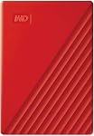 WD 2TB Mon passeport Portable Disque dur externe HDD, USB 3.0, USB 2.0 Compatible, Rouge - WDBYVG0020BRD-WESN