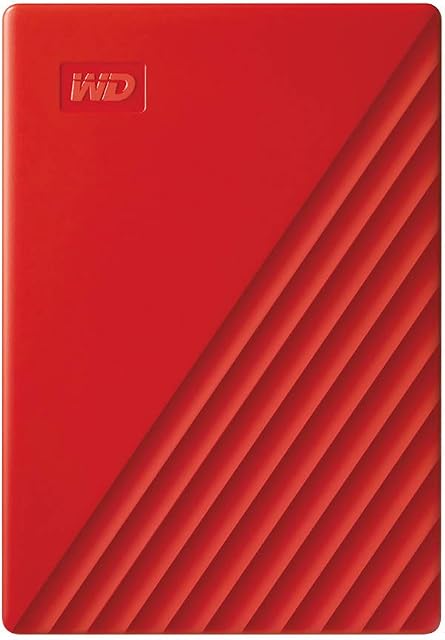 WD 2TB Mon passeport Portable Disque dur externe HDD, USB 3.0, USB 2.0 Compatible, Rouge - WDBYVG0020BRD-WESN