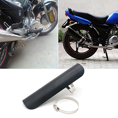 Escudo térmico de escape de motocicleta, silenciador de escudo térmico de tubo de escape de motocicl