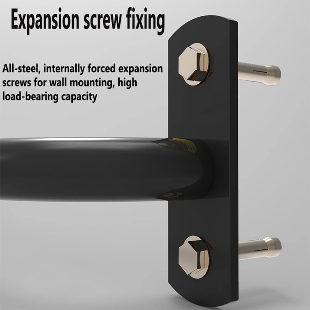 Chin Up Bar Wall Mounted Door Corridor Pull Up Bar, Safe and Stable Steel Upper Body Exercise Bar, Arm Core Strength Training Equipment (Size : 70CM)