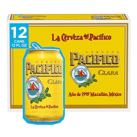 Pacifico Clara Lager Beer, 12pk, 12 Fl Oz Cans, 4.4% ABV