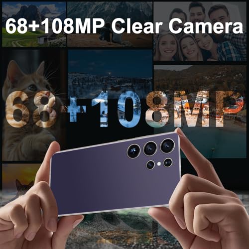 Image of BXV I25 Ultra 16+512GB Smartphone - 7000mAh Battery, 6.99-inch Display, Built-in Pen, Android 14, Snapdragon 8 Gen3, 68MP+108MP Camera Outperform Competitors in Speed & Power (Purple)