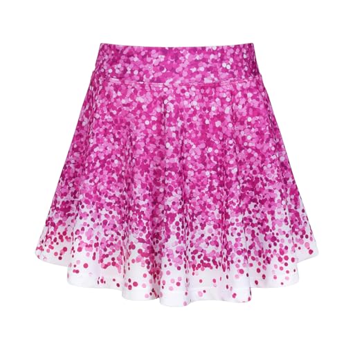 JESKIDS Pleated Skirts Girls' Tennis Skirts Golf Skort Athletic Dance Running School Sport Skirts with Shorts