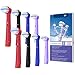 WuYan Testine Ricambio Sostituzione per Oral B Compatibile Testine per Spazzolino , Ricambi Spazzolini Elettrici Precision 8 Pezzi (Adulto Multicolore 8Pezzi)