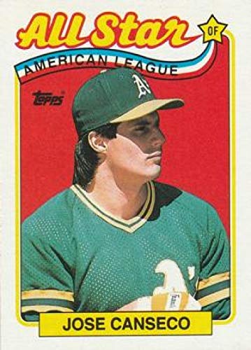 1989 Topps Baseball #401 Jose Canseco Oakland Athletics AS Official