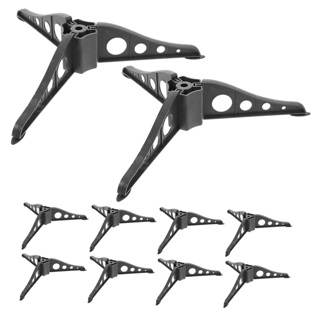 BCOATH 10pcs Christmas Tree Stand Base Holder Sturdy Xmas Tree Bracket for Easy Installation Compact Design Support and Convenient Storage for Holiday Decor
