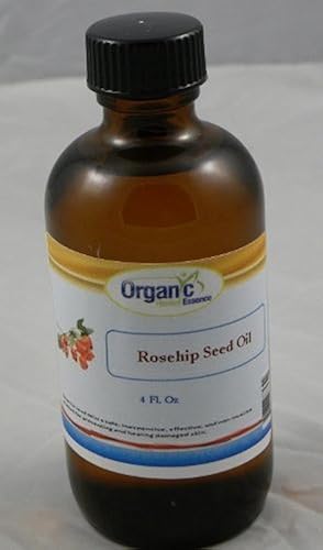 Aceite de semilla de rosa mosqueta orgánico (rosa mosqueta) - 100% puro 4.1 fl oz (4Oz) por SaaQin