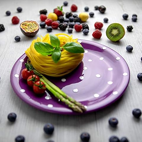 Assiette plate Violette City to Cottage Cover