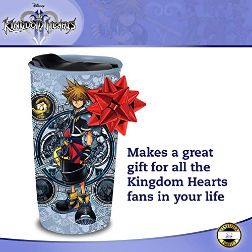 Silver Buffalo Kingdom Hearts Hero Portraits Ceramic Travel Mug With Lid,10-Ounces #TOP7