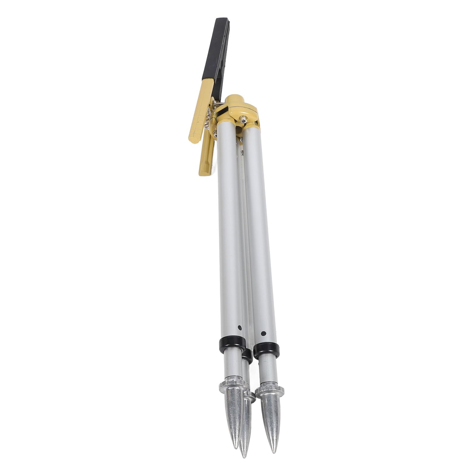 Soporte de Estación Total Ajustable Mini Trípode de Aleación de Aluminio de 46-60 Cm para Poste de Prisma Topográfico para Mediciones de Cimientos y Ubicaciones Desafiantes