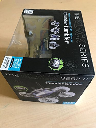 Black Series Thunder Tumbler Remote Radio Control Rally 360 Spinning Car