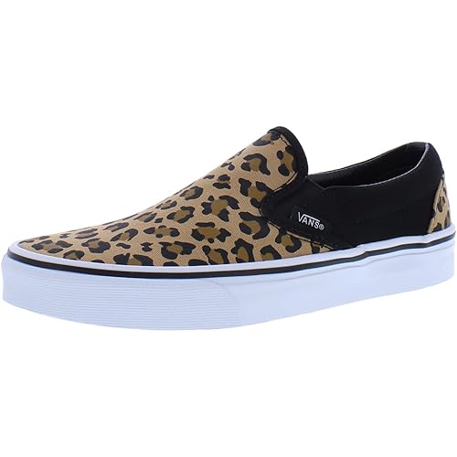 Vans Unisex Classic Slip-On Sneaker, Animalier Black, 8 US Men