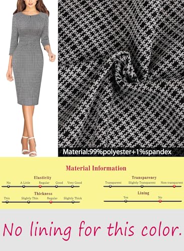 Image of VFSHOW Womens Slim Zipper Up Work Business Office Party Bodycon Pencil Sheath Dress