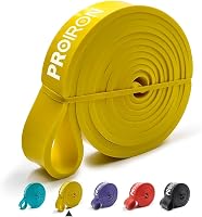 PROIRON Ellenállás Gumiszalag Szett Edzéshez - Természetes Gumiból, Szakadásbiztos, 6,8-14kg Terhelés, Fitness, Izomépítés, Húzódzkodás, Jóg 1