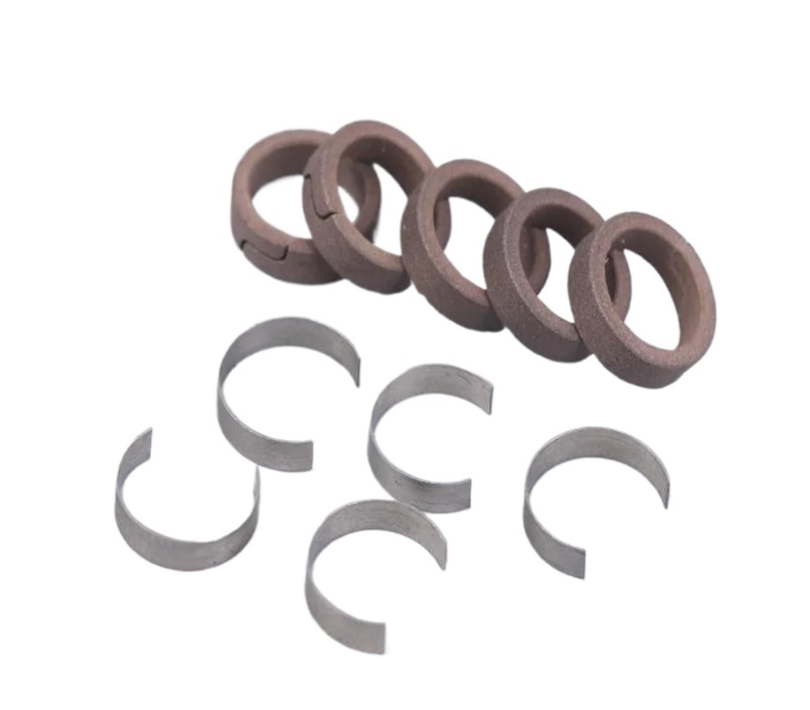 10 Stück 30 MPA Sekundärkolbenring 4500 PSI Einzel-/Zweizylinder-Kompressor-Kolbenring-Schrapnell(Piston ring)