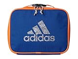 adidas unisex-adult Foundation Insulated Lunch Bag, Collegiate Royal/Solar Orange, One Size