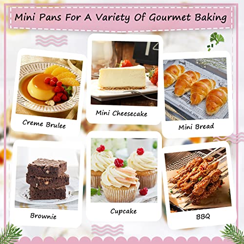 5Oz Cupcake Pans With Dome Lids 100 Pack,Lnyzqus Aluminum Foil Small Cake Baking Tin,Disposable Ramekins Cupcake Baking Cups Containers,Mini Pie Pans Muffin Tins Jumbo Cupcake Liners-Pink #TOP5