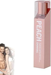 Roll-On Pheromone Perfume for Women, Pheromone Perfume Oil,The Original Pheromone Infused Essential Oil Perfume, Portable Lusty Roll-On Perfume Roll On Pocket Perfume Pheromone Essenc (Milky Peach)