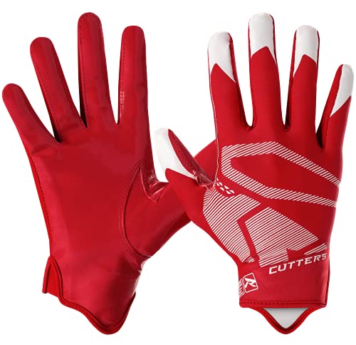 Cutters Rev Receiver Gloves Red 4.0