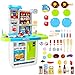 Produktbild deAO "My Little Chef" Küchen Spielset mit Klängen, Touchscreen-Panel und Wasserspiele - Mehr als 40 Zubehör Enthalten (Blau)