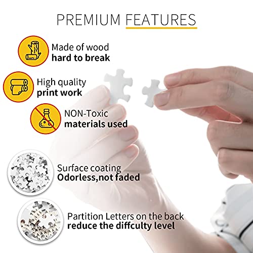 Cardinals Puzzle 500 Piece Puzzles For Adults Kids Red Cardinals Birds Wooden Jigsaw Family Game Educational Games Bird Puzzles Spring Flowers Birds Jigsaws #TOP5