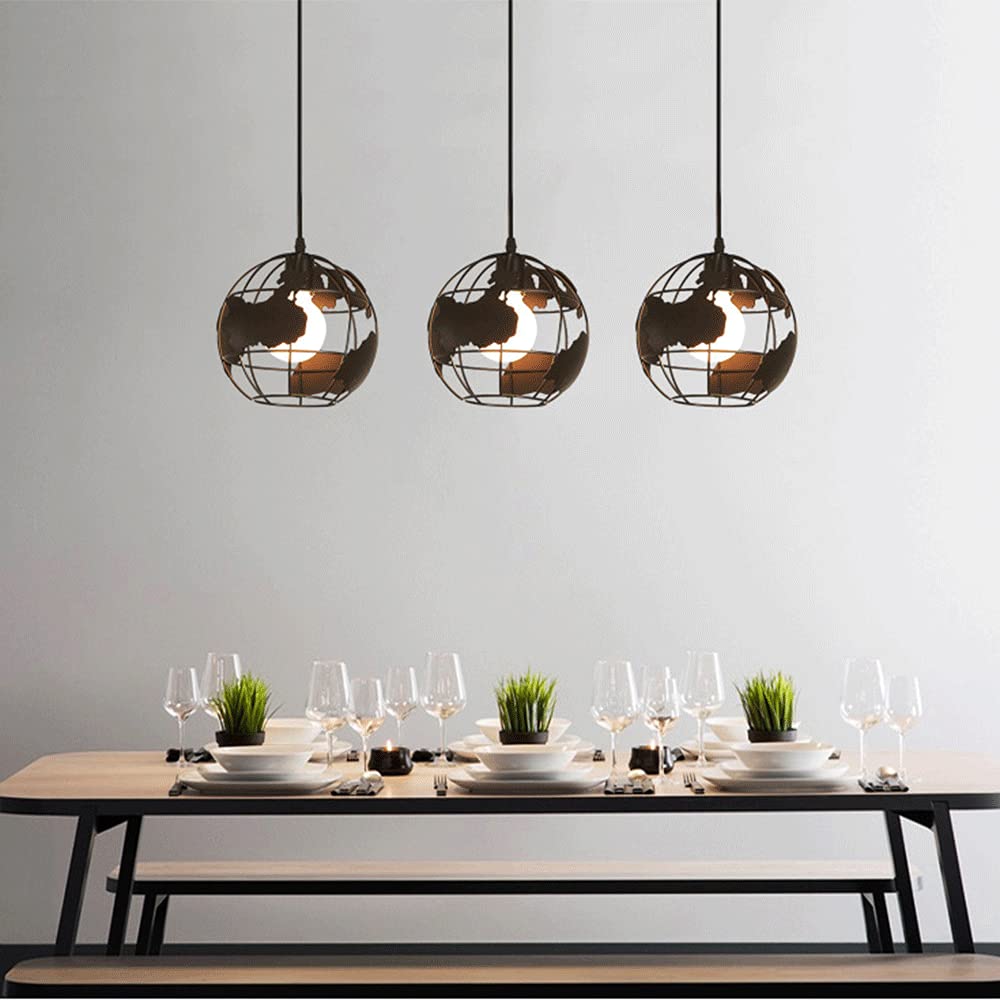 Przemysłowe Oświetlenie Wiszące, Sufitowa Oprawa Wisząca Metalowa W Stylu Vintage E26 Base Single Head Dekoracyjne Oświetlenie Wiejskie Do Jadalni Z Blatem Kuchennym Sypialnia Restauracyjna, SHUANGZ