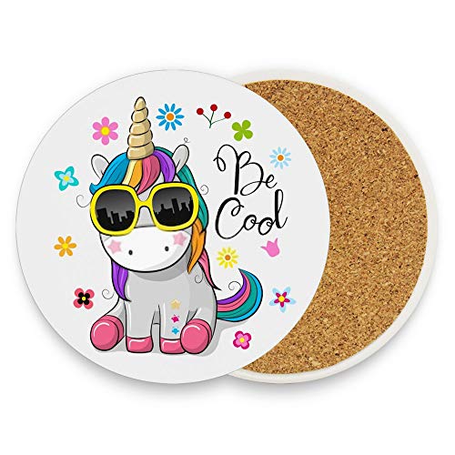 Dessous-de-verre licorne anti-rayures pour protéger vos tables de la chaleur
