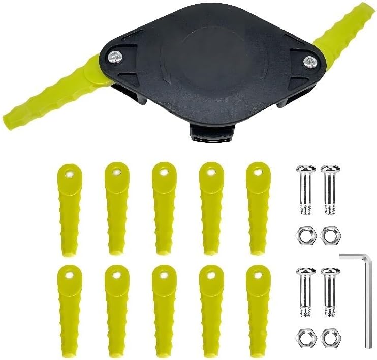 Polycarbonate Blades for Ryobi 18V, 24V and 40V pruners - 10 Quick-Change Blades - Compatible with RY40210, RY40210A Models