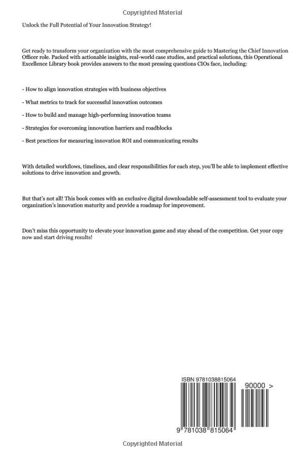 The Operational Excellence Library; Mastering Chief Innovation Officer image 3