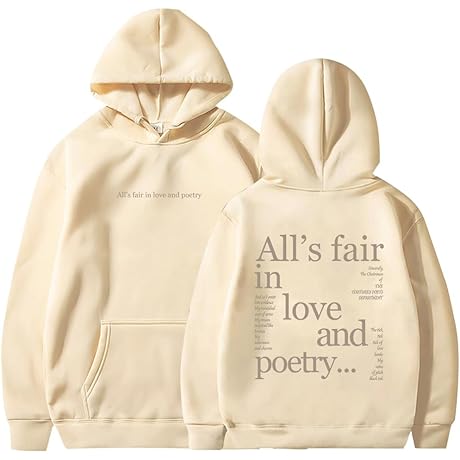 Tortured Poets Department All's Fair in Love and Poetry Hoodie Music Album TTPD Hoodie