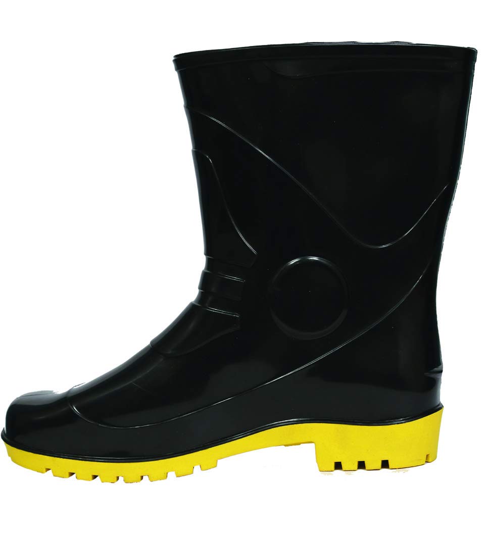 Fortune Footwear Winner ISI Certified Double Density Gumboot, 10 Inch, Black - 8 (B08CBBQNLG) Amazon Price History, Amazon Price Tracker