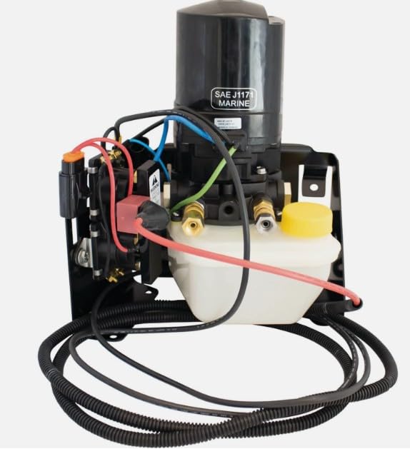 Professional Grade SAEJ1171 Marine 12 Volt Tilt Motor w/Pump, Reservoir & Mounting Bracket Replaces 865380A25 Mercury Marine 18-1647