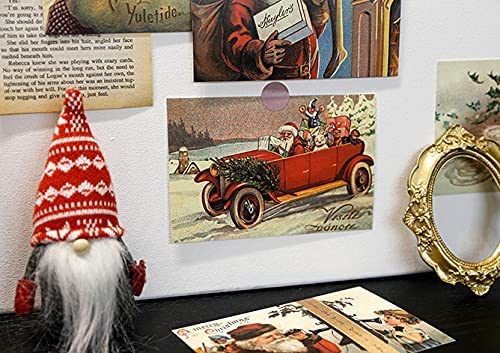 30 Christmas Cards,Santa Greeting Card,Santa Claus Greeting Card,Xmas Greeting Cards,Vintage Christmas Cards,Christmas Day Wishes Cards (A) - Image 4